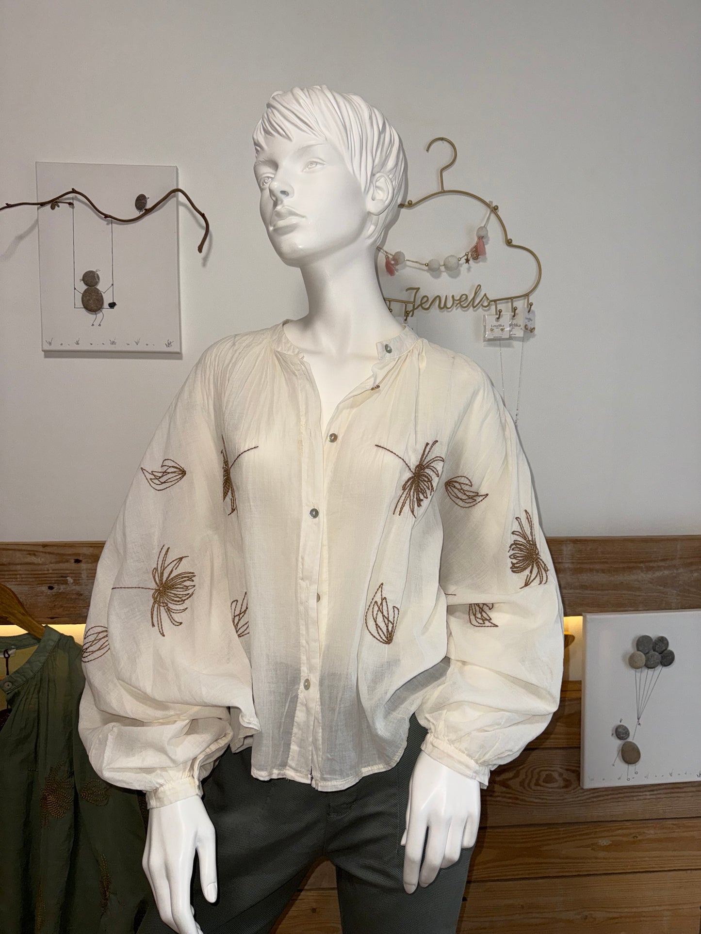 Chemise PAPILLON Ecru