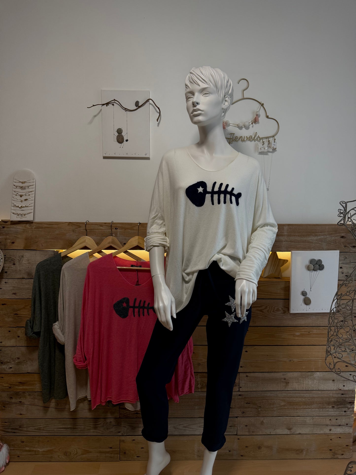 Pull ARETE Blanc